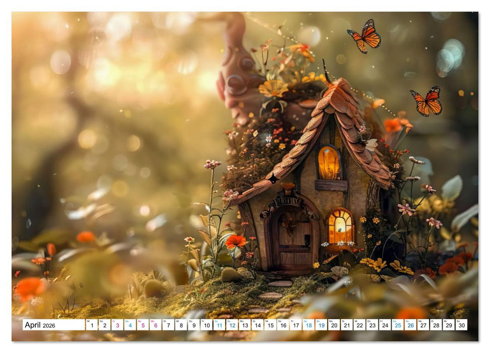 Verborgene Elfenoasen (CALVENDO Premium Wandkalender 2026)