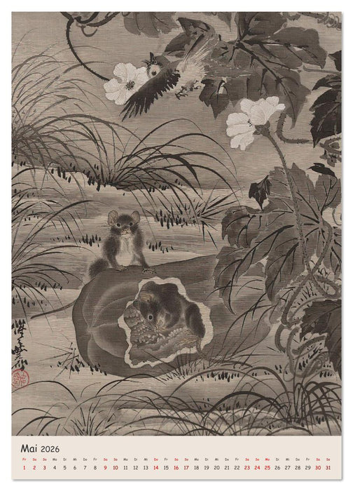 Feine Linien, wilde Wesen (CALVENDO Premium Wandkalender 2026)