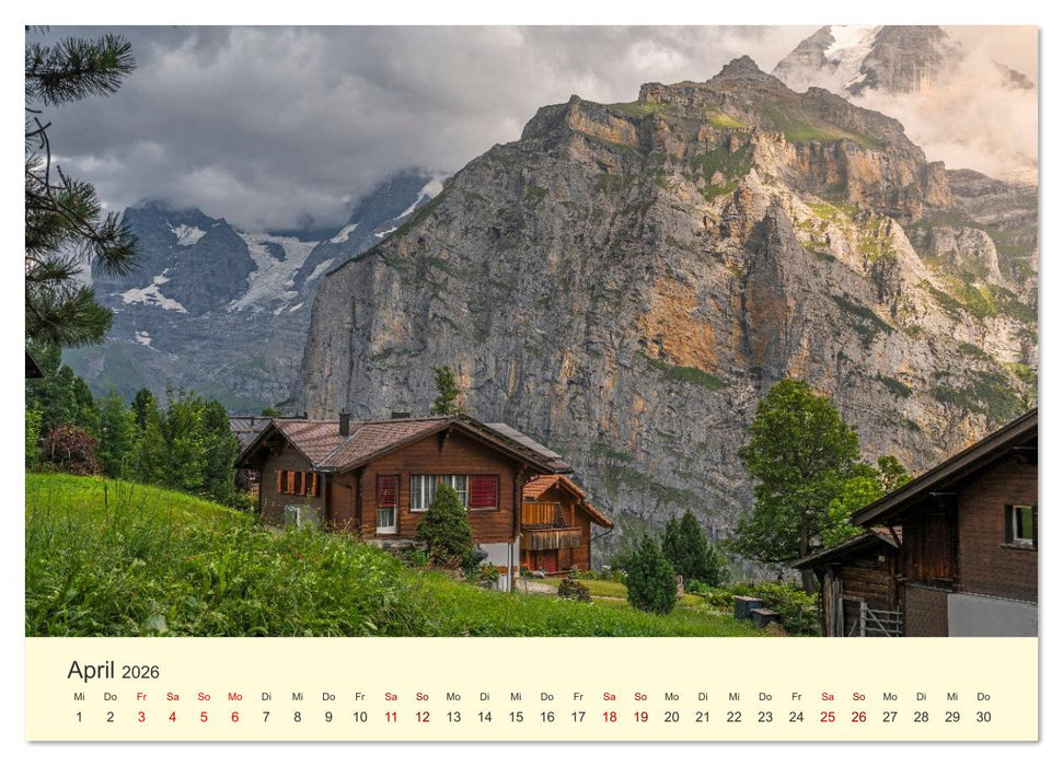 Schweiz - Die grüne Lunge Europas (CALVENDO Wandkalender 2026)