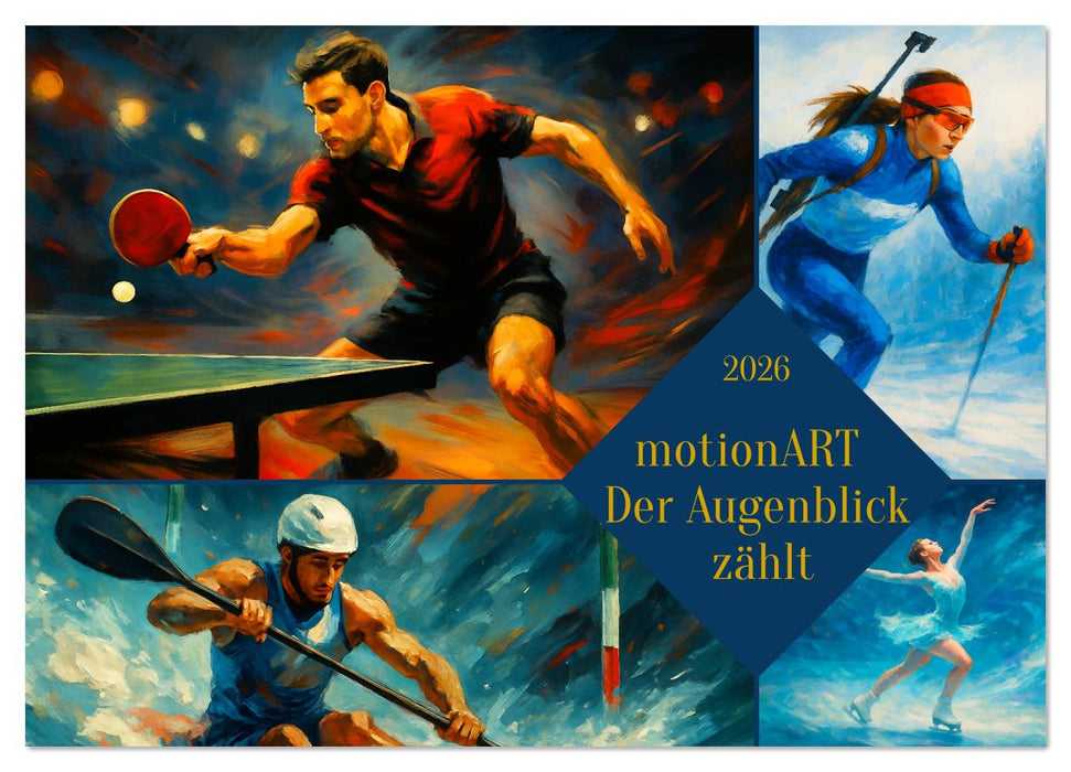 motionART Der Augenblick zählt (CALVENDO Wandkalender 2026)