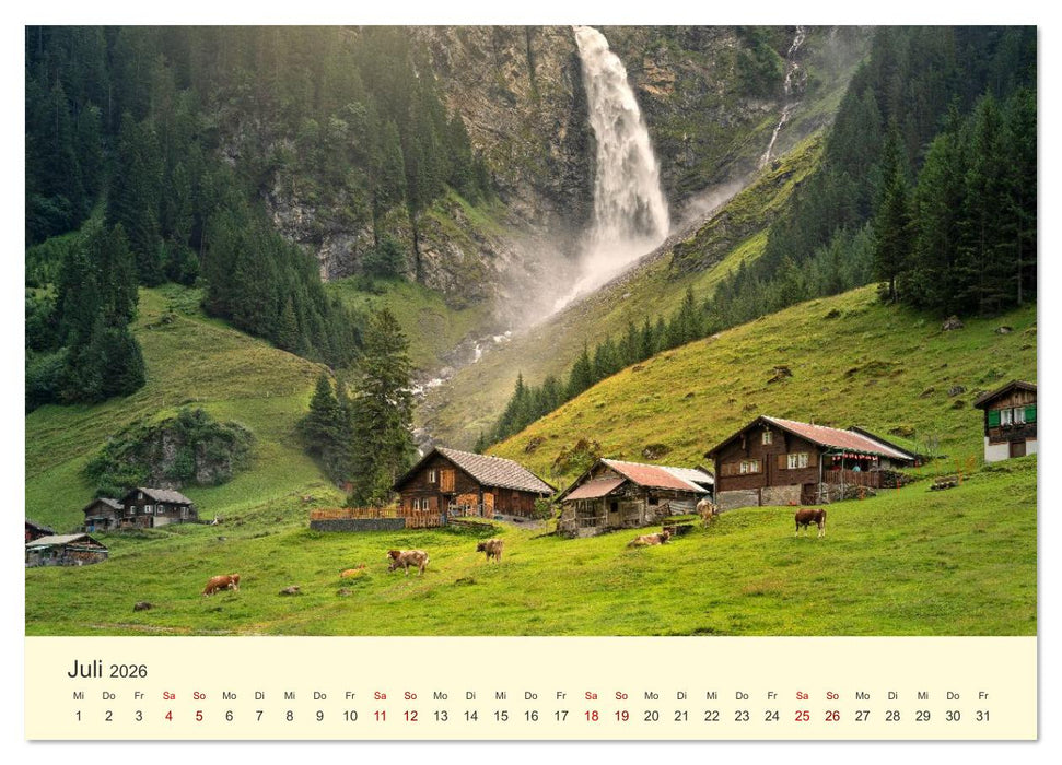 Schweiz - Die grüne Lunge Europas (CALVENDO Premium Wandkalender 2026)