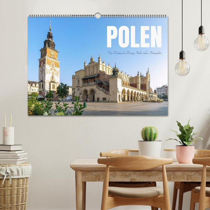 Polen. Von Krakau bis Danzig: Bilder voller Atmosphäre (CALVENDO Wandkalender 2026)