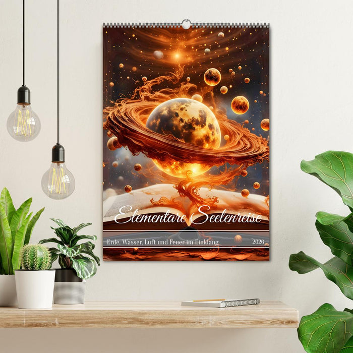 Elementare Seelenreise (CALVENDO Wandkalender 2026)