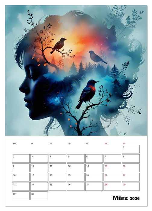 Elementare Seelenreise (CALVENDO Wandkalender 2026)