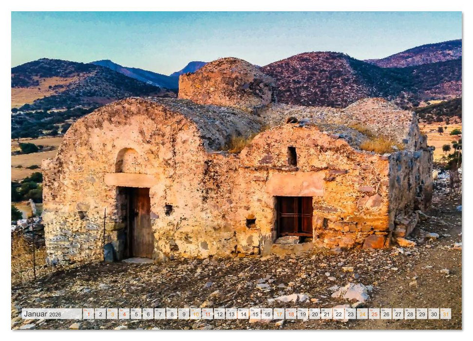 Die Insel Naxos - Abseits der touristischen Pfade (CALVENDO Premium Wandkalender 2026)