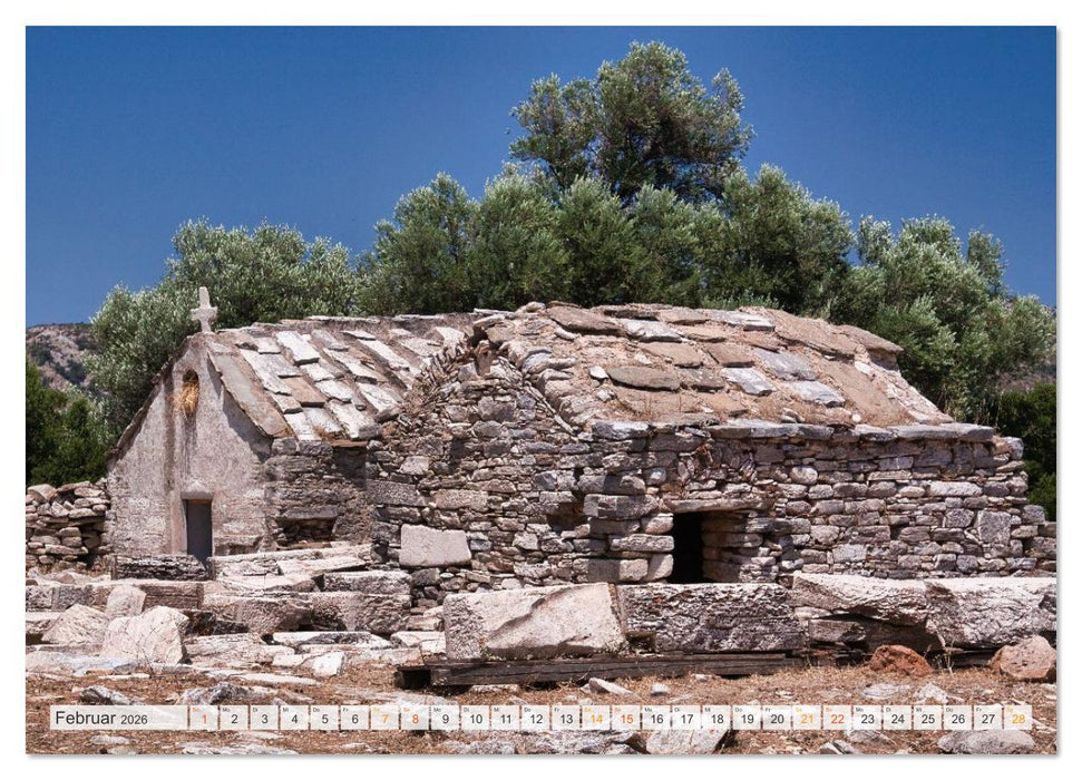 Die Insel Naxos - Abseits der touristischen Pfade (CALVENDO Premium Wandkalender 2026)