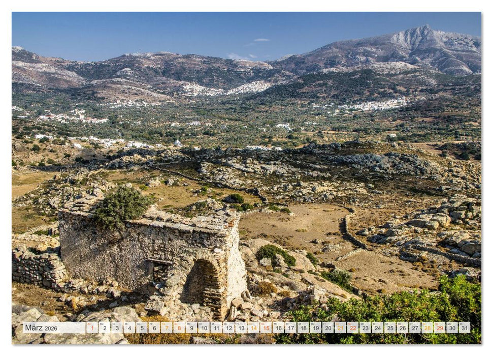 Die Insel Naxos - Abseits der touristischen Pfade (CALVENDO Wandkalender 2026)