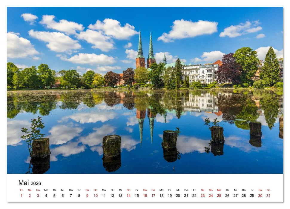 Lübeck – Im Licht der Zeit (CALVENDO Premium Wandkalender 2026)