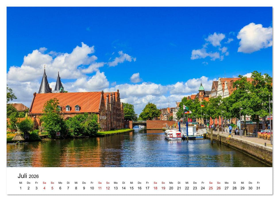 Lübeck – Im Licht der Zeit (CALVENDO Premium Wandkalender 2026)