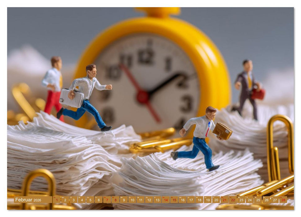 Voll im Flow. Humor im Büro: Wenn Sprüche zu Bildern werden (CALVENDO Wandkalender 2026)