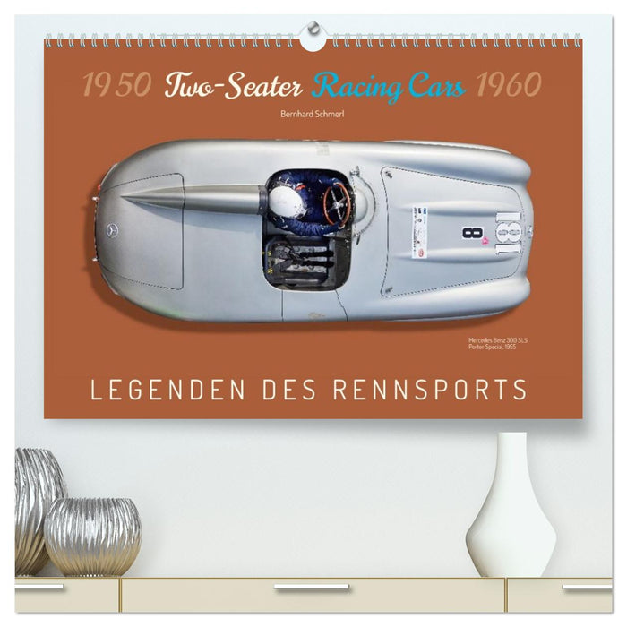 Two-Seater Racing Cars 1950-1960 (CALVENDO Premium Wandkalender 2026)