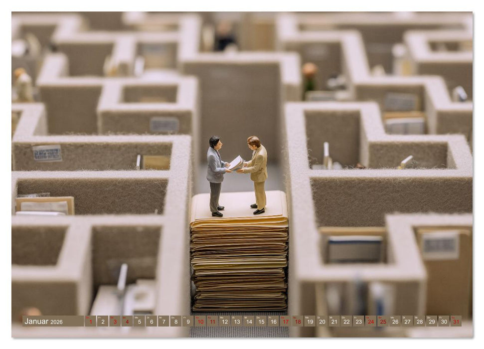 Voll im Flow. Humor im Büro: Wenn Sprüche zu Bildern werden (CALVENDO Premium Wandkalender 2026)