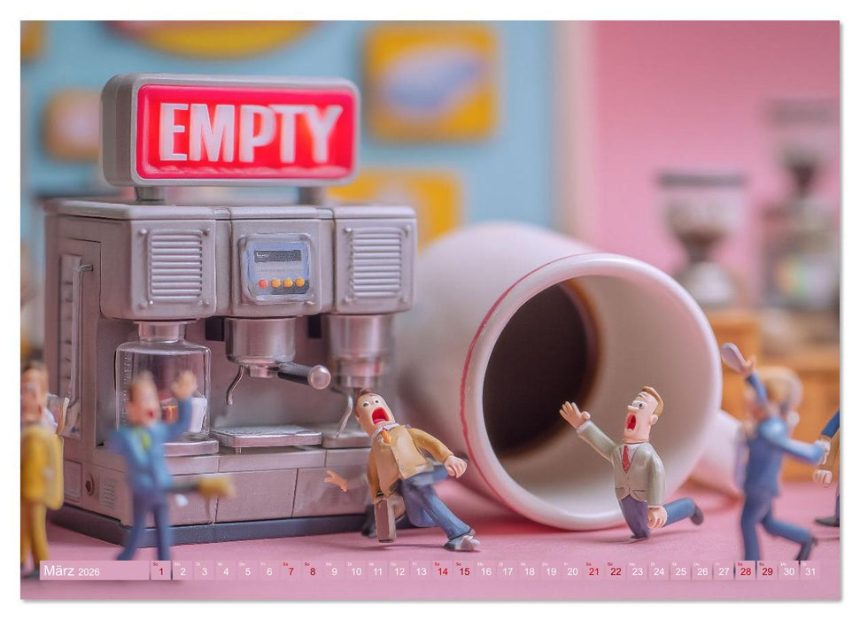 Voll im Flow. Humor im Büro: Wenn Sprüche zu Bildern werden (CALVENDO Premium Wandkalender 2026)