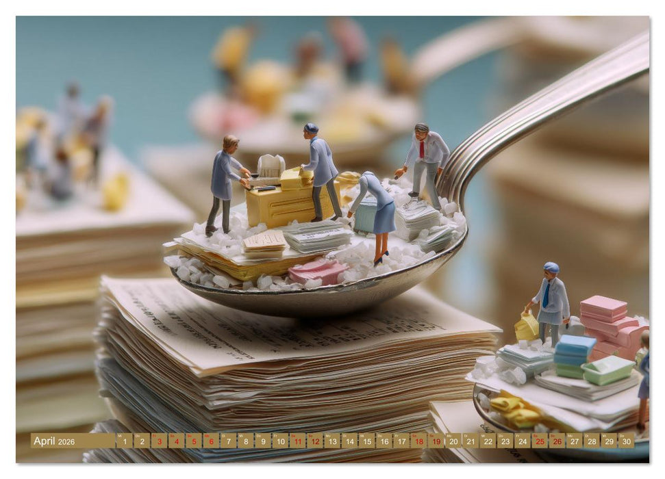 Voll im Flow. Humor im Büro: Wenn Sprüche zu Bildern werden (CALVENDO Premium Wandkalender 2026)