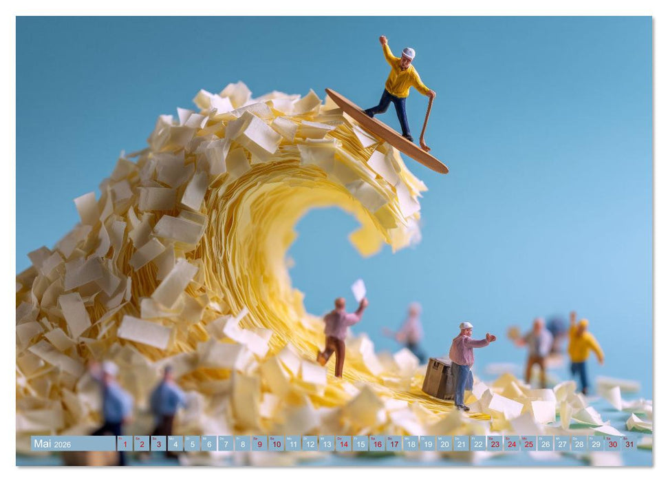 Voll im Flow. Humor im Büro: Wenn Sprüche zu Bildern werden (CALVENDO Premium Wandkalender 2026)