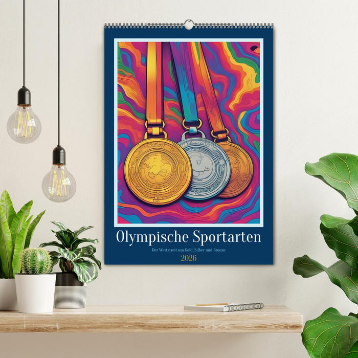 Olympische Sportarten (CALVENDO Wandkalender 2026)