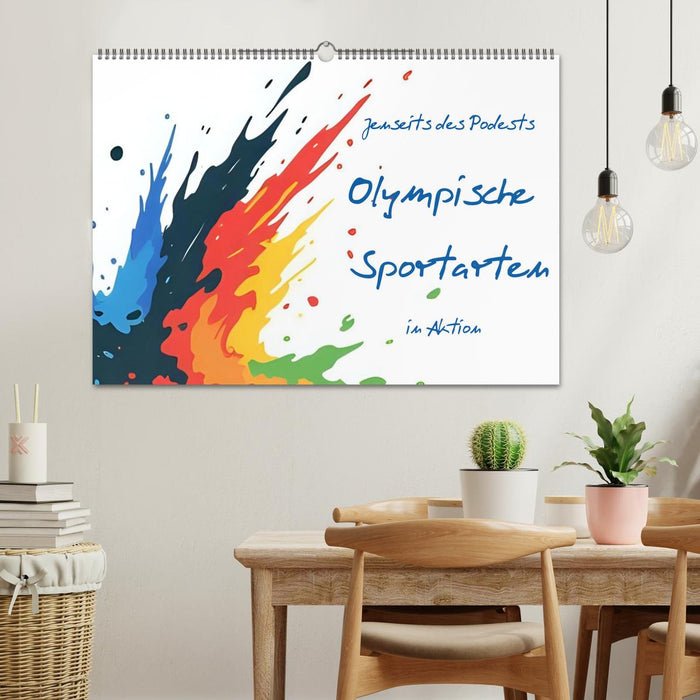 Jenseits des Podests - Olympische Sportarten in Aktion (CALVENDO Wandkalender 2026)
