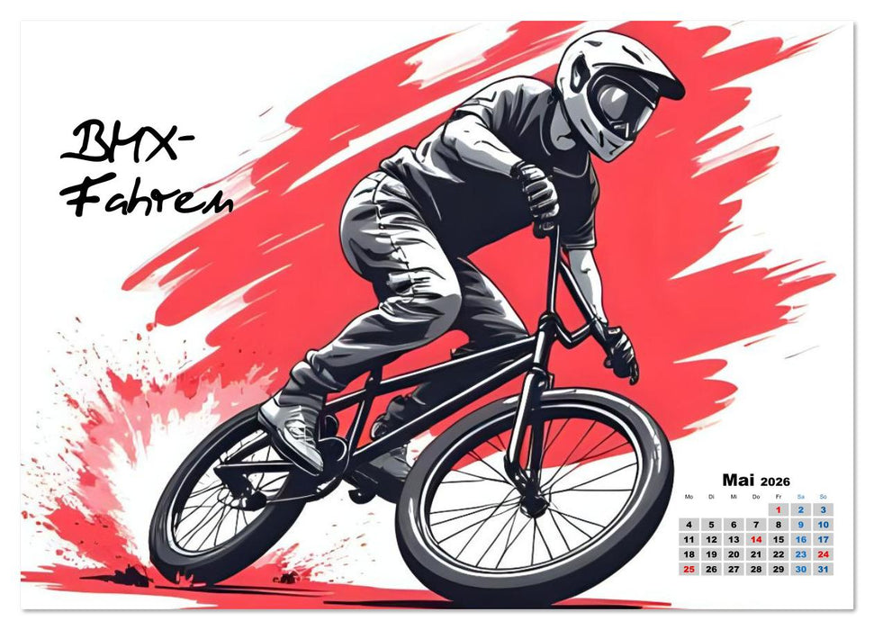 Jenseits des Podests - Olympische Sportarten in Aktion (CALVENDO Wandkalender 2026)