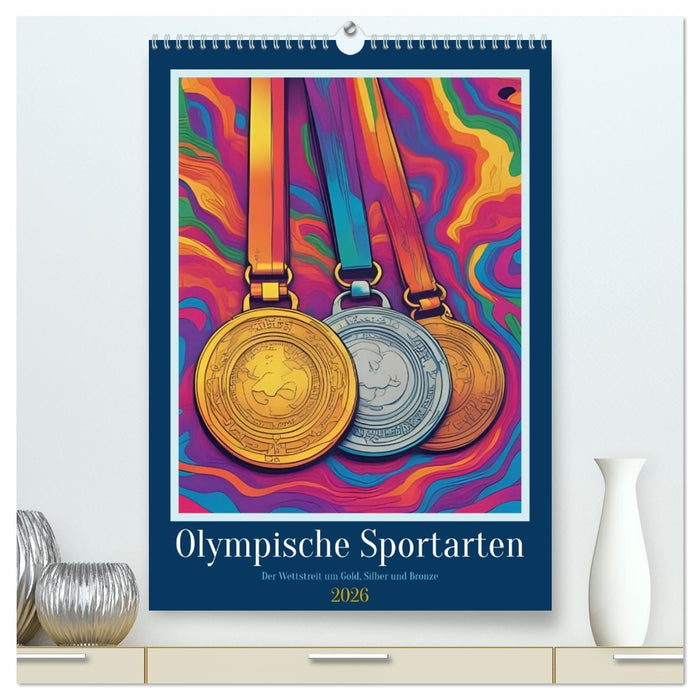 Olympische Sportarten (CALVENDO Premium Wandkalender 2026)