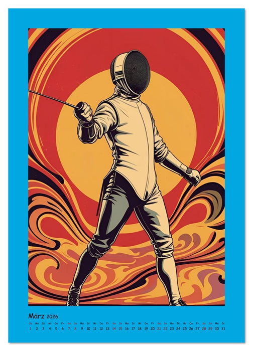 Olympische Sportarten (CALVENDO Premium Wandkalender 2026)