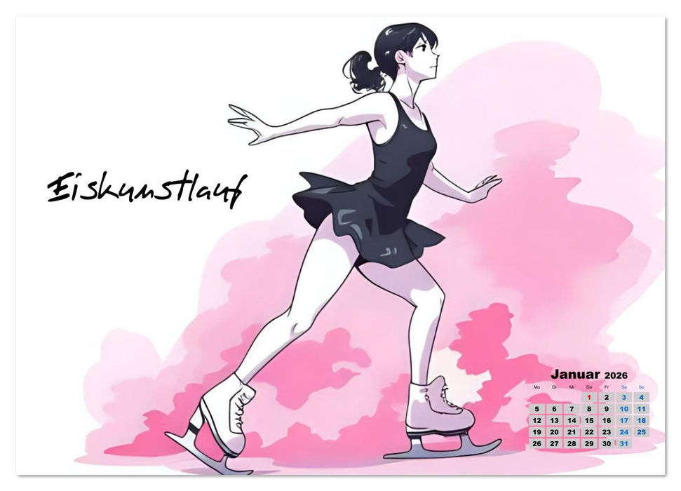 Jenseits des Podests - Olympische Sportarten in Aktion (CALVENDO Premium Wandkalender 2026)