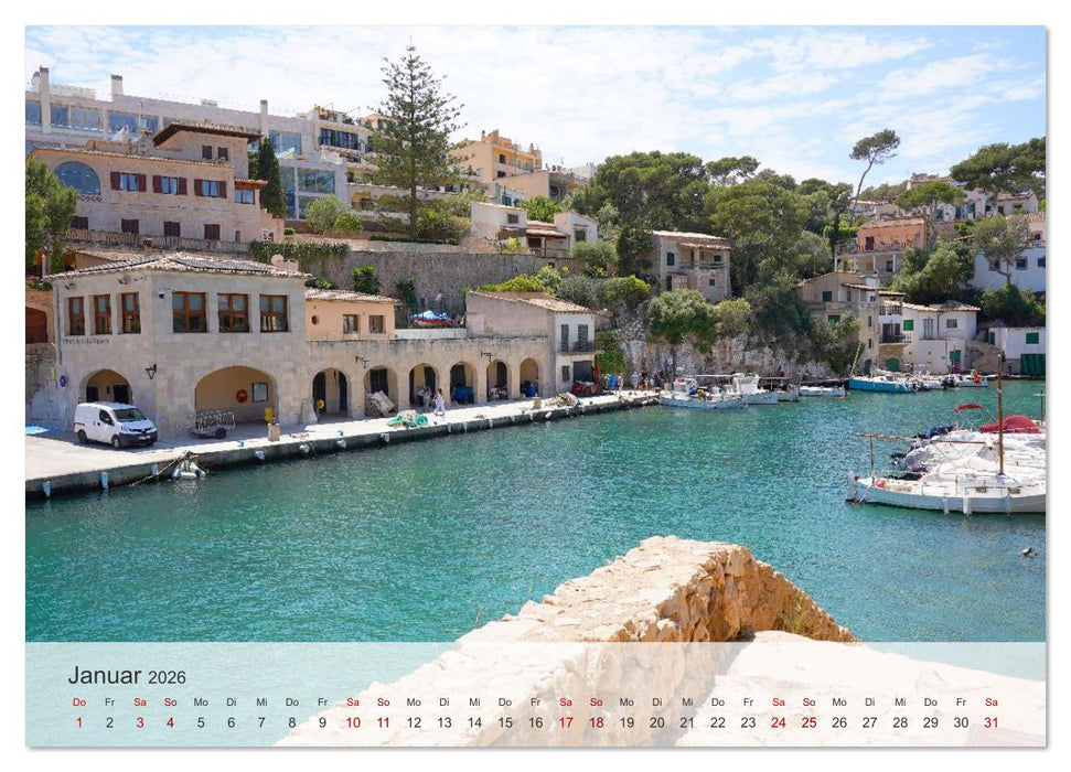 Cala Figuera - Mallorcas Traumbucht (CALVENDO Wandkalender 2026)