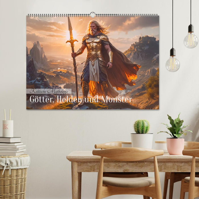 Keltische Mythologie - Götter, Helden und Monster (CALVENDO Wandkalender 2026)