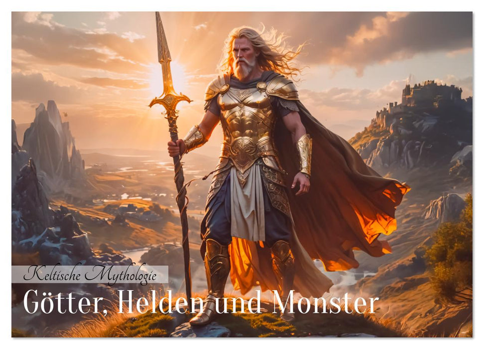 Keltische Mythologie - Götter, Helden und Monster (CALVENDO Wandkalender 2026)