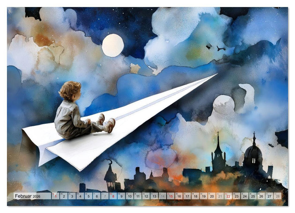 Wind, du himmlisches Kind (CALVENDO Premium Wandkalender 2026)