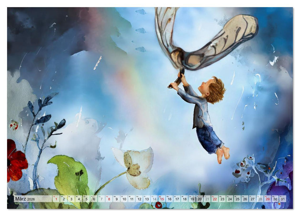 Wind, du himmlisches Kind (CALVENDO Premium Wandkalender 2026)