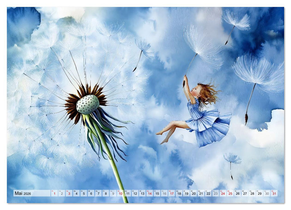 Wind, du himmlisches Kind (CALVENDO Premium Wandkalender 2026)
