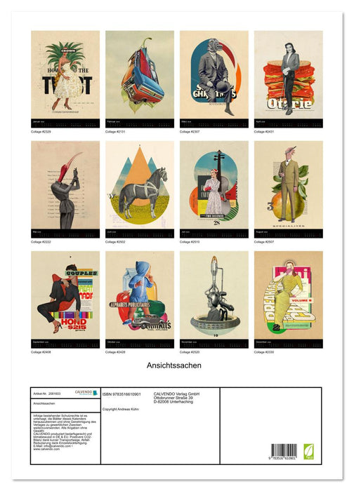 Ansichtssachen (CALVENDO Wandkalender 2026)
