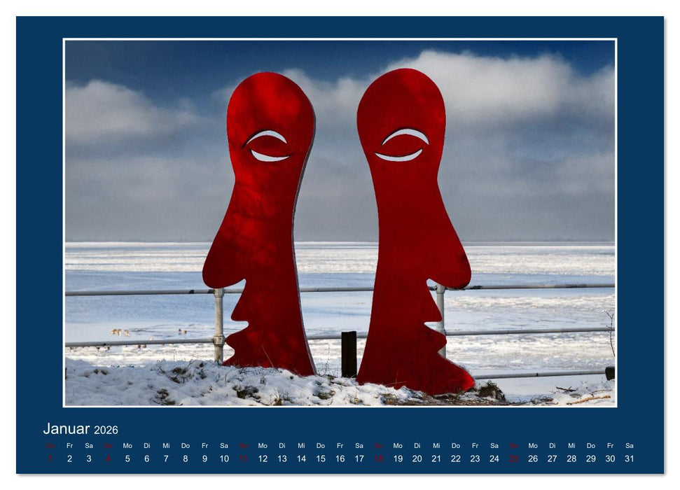 Dangast. Impressionen eines besonderen Ortes. (CALVENDO Premium Wandkalender 2026)