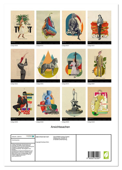 Ansichtssachen (CALVENDO Premium Wandkalender 2026)