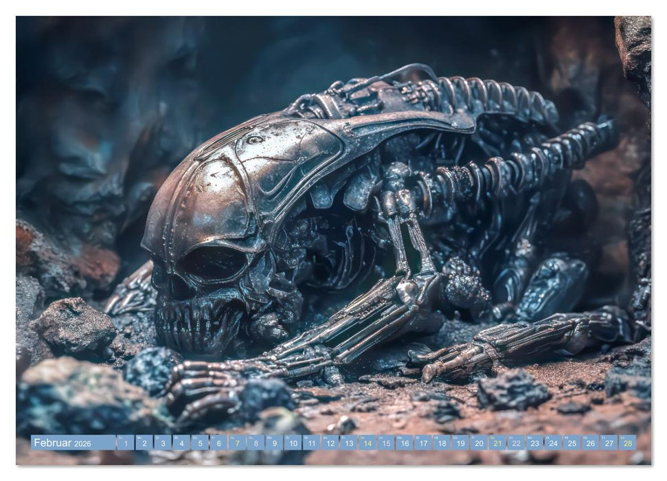 Science Fiction - Fremdartige Völker und deren Spuren (CALVENDO Wandkalender 2026)