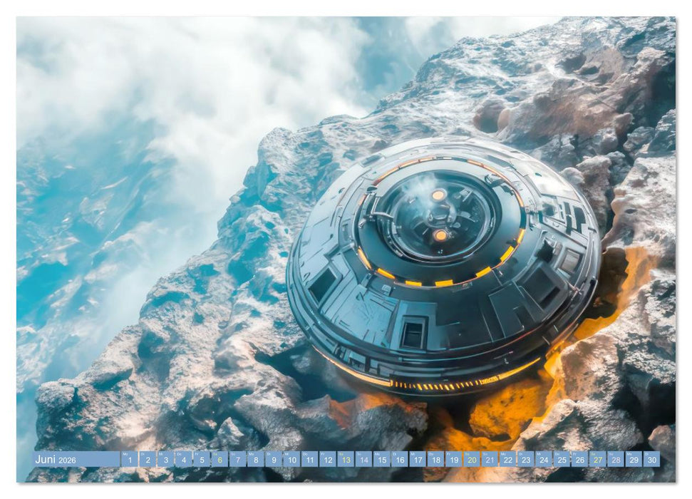 Science Fiction - Fremdartige Völker und deren Spuren (CALVENDO Wandkalender 2026)