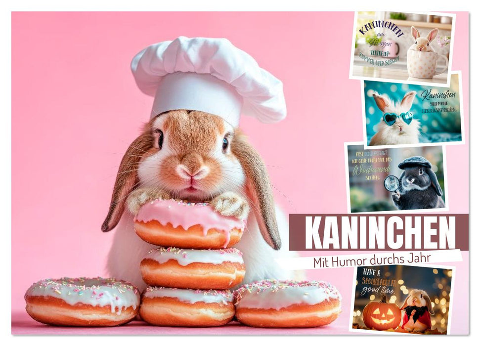 KANINCHEN Mit Humor durchs Jahr (CALVENDO Wandkalender 2026)