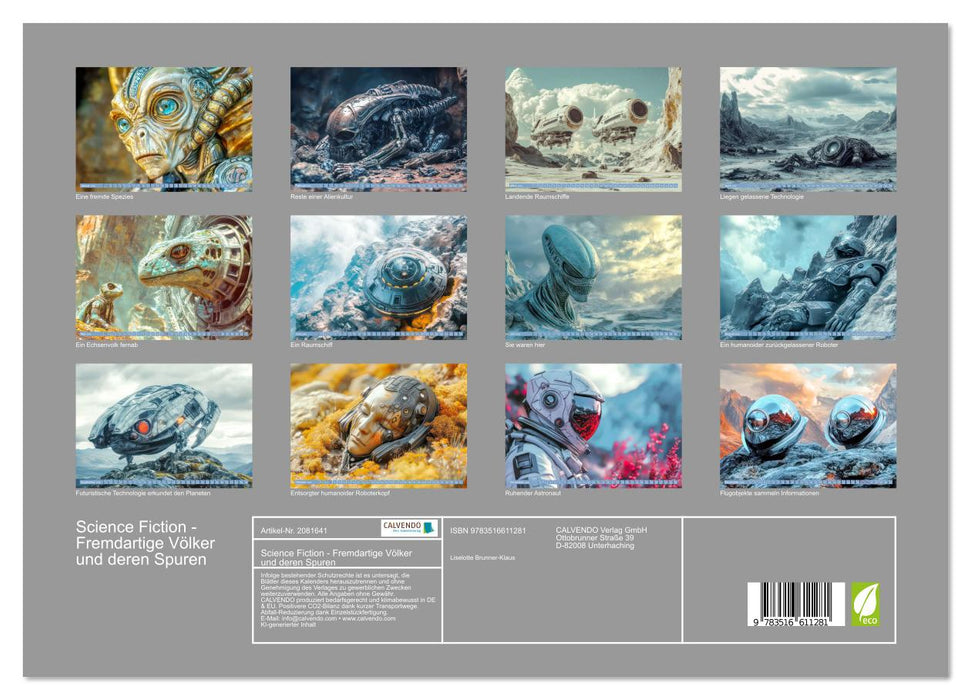 Science Fiction - Fremdartige Völker und deren Spuren (CALVENDO Premium Wandkalender 2026)