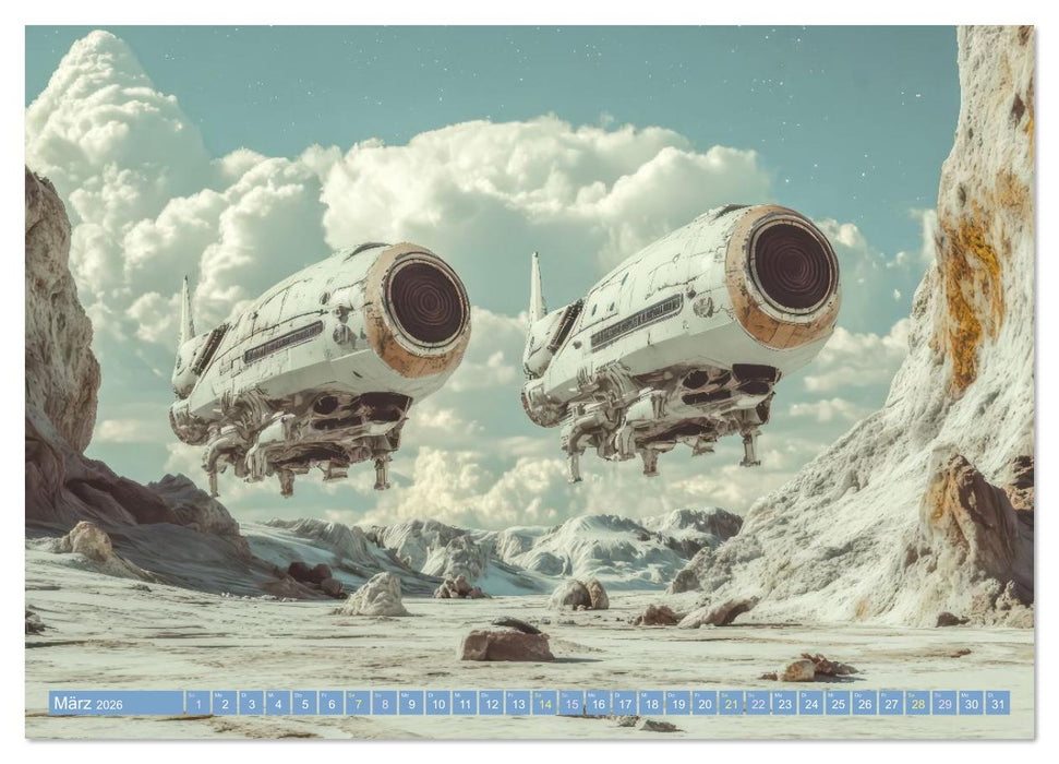 Science Fiction - Fremdartige Völker und deren Spuren (CALVENDO Premium Wandkalender 2026)