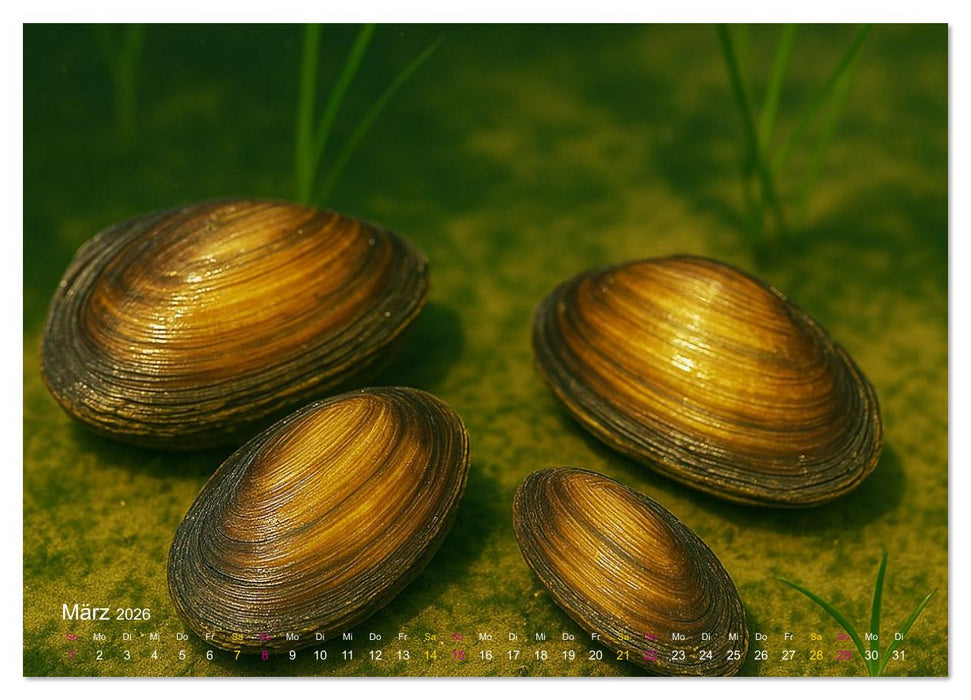 Reges Leben im Naturweiher - Tiere über und unter Wasser (CALVENDO Wandkalender 2026)
