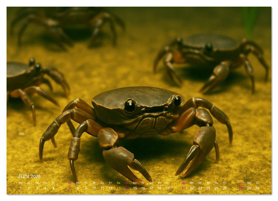 Reges Leben im Naturweiher - Tiere über und unter Wasser (CALVENDO Wandkalender 2026)
