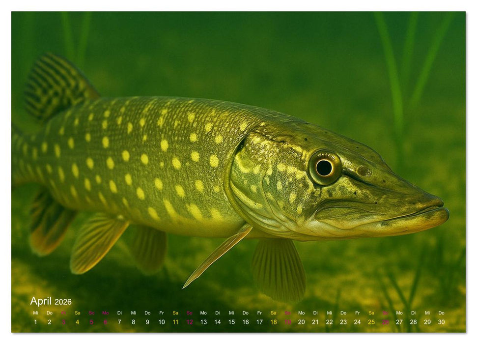 Reges Leben im Naturweiher - Tiere über und unter Wasser (CALVENDO Premium Wandkalender 2026)