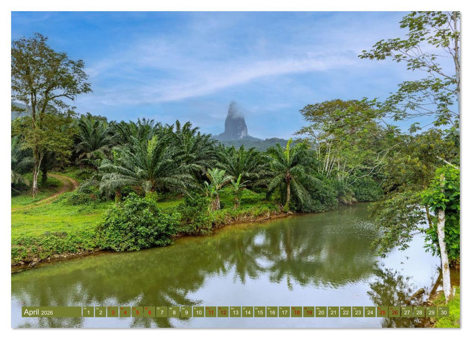 Sao Tome. Paradiesinsel vor der Küste Westafrikas (CALVENDO Wandkalender 2026)