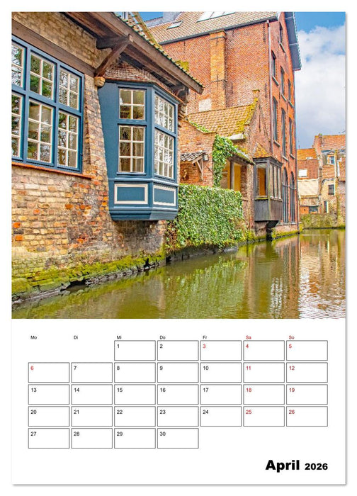 Brügge - Reiseplaner (CALVENDO Wandkalender 2026)