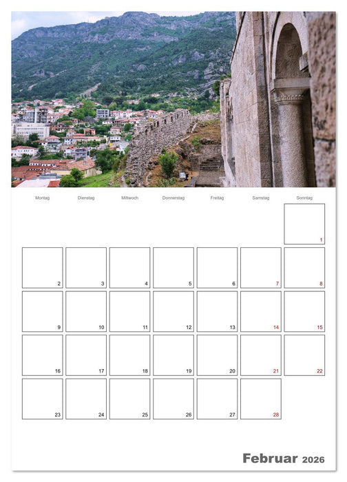 Faszinierendes Albanien (CALVENDO Wandkalender 2026)