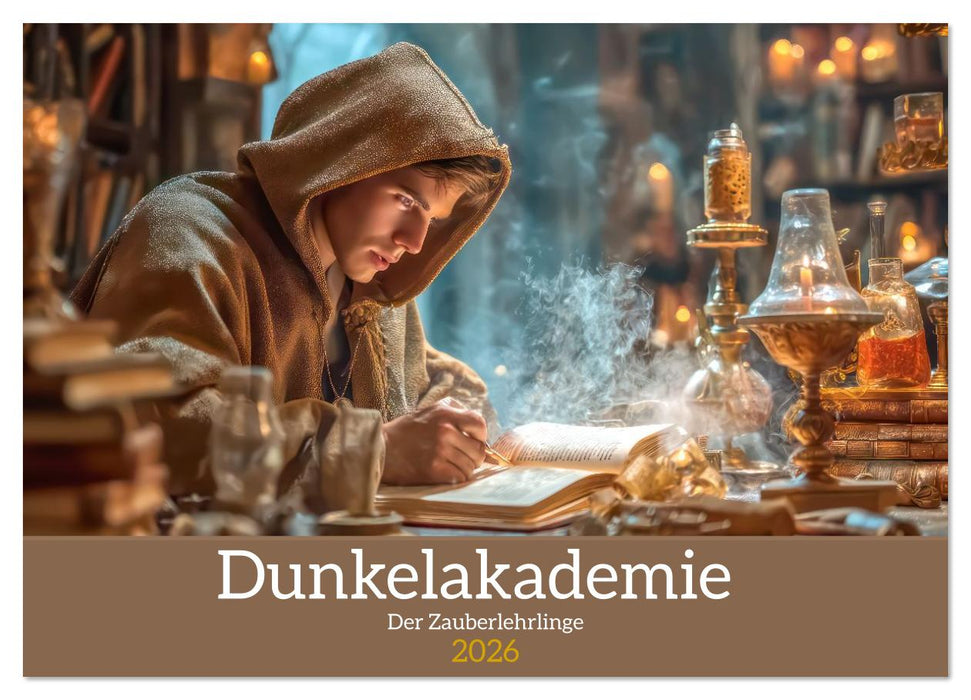 Dunkelakademie - Der Zauberlehrlinge (CALVENDO Wandkalender 2026)