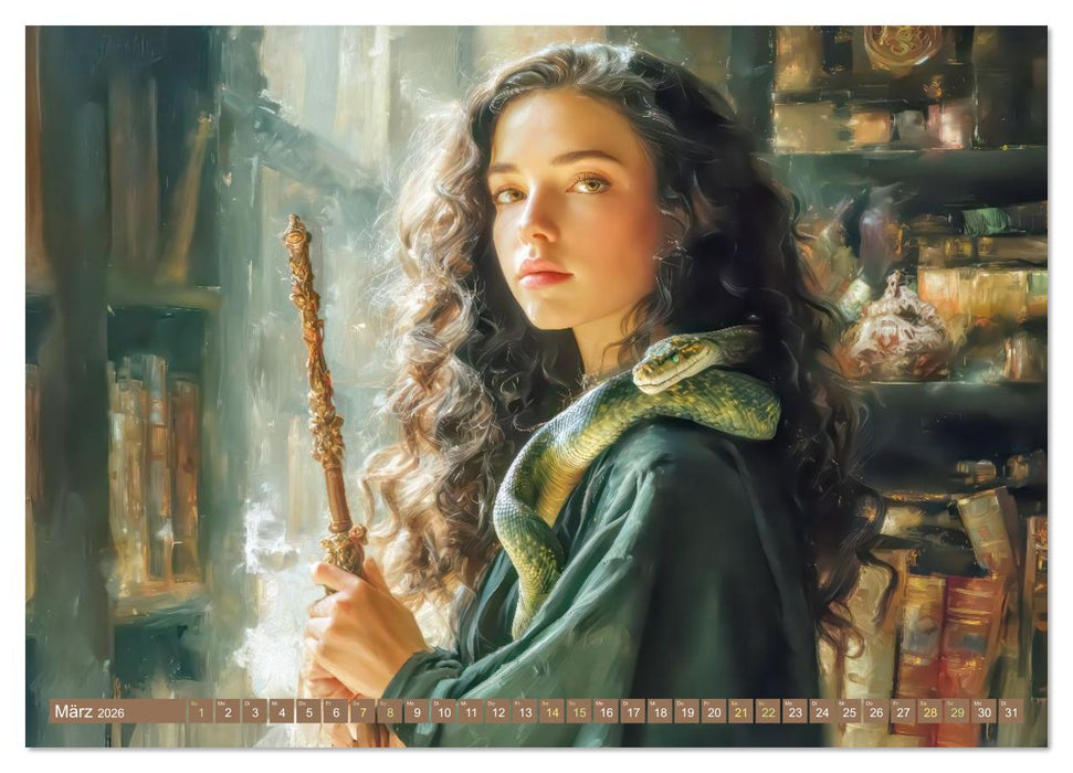 Dunkelakademie - Der Zauberlehrlinge (CALVENDO Wandkalender 2026)