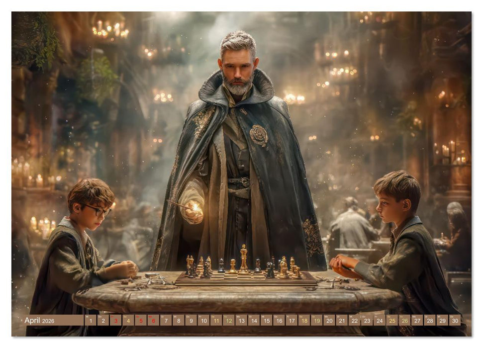 Dunkelakademie - Der Zauberlehrlinge (CALVENDO Wandkalender 2026)