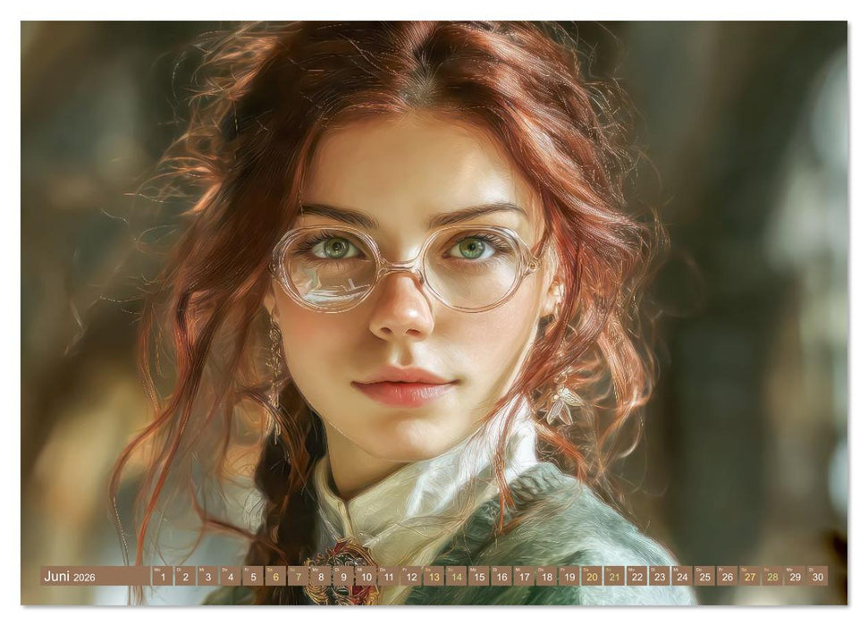 Dunkelakademie - Der Zauberlehrlinge (CALVENDO Wandkalender 2026)