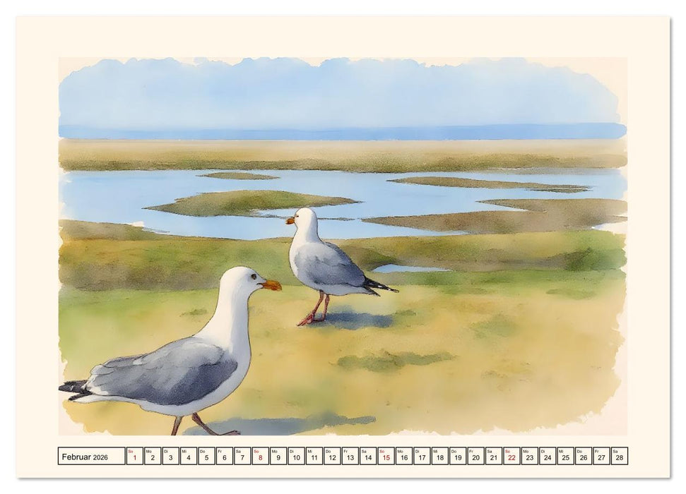 LANGEOOG Insel im Wattenmeer (CALVENDO Wandkalender 2026)